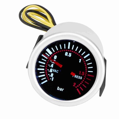 2" Car Universal 12V LED Digital Turbo Boost Psi Gauge Meter, Digital Turbo Boost Gauge Kit with Smoke Lens for Front Dash Mount in Kuwait