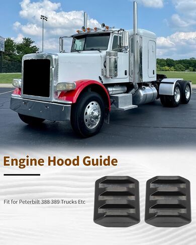 2Pcs Engine Hood Guide Bracket Part Rubber Bushings,Fit for Peterbilt 388 389 Trucks ,etc.Left or Right in Kuwait
