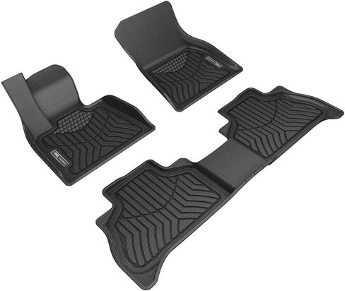 3D MAXpider Custom Fit Maxtrac Floor Mat (Black) Compatible with BMW X5 (G05) 5-seat 2019-2026 - Full Set in Kuwait