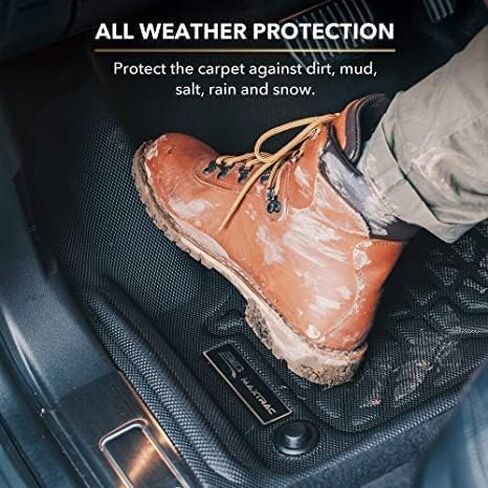 3D MAXpider Custom Fit Maxtrac Floor Mat (Black) Compatible with BMW X5 (G05) 5-seat 2019-2026 - Full Set in Kuwait
