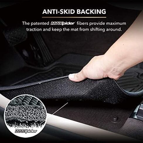3D MAXpider Custom Fit Maxtrac Floor Mat (Black) Compatible with BMW X5 (G05) 5-seat 2019-2026 - Full Set in Kuwait