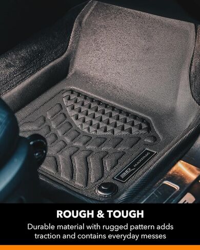 3D MAXpider Custom Fit Maxtrac Floor Mat (Black) Compatible with BMW X5 (G05) 5-seat 2019-2026 - Full Set in Kuwait