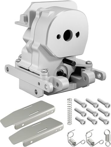 Dual Speed Transmission 15.7:1 and 56.6:1 Fit for TRAXXAS TRX4M Defender Bronco K10 F150 1/18 RC Crawlers Silver in Kuwait