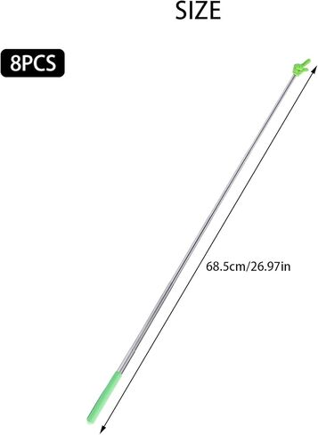 8 Pack 26.97in Multicolor Metal Telescopic Pointers, Retractable Finger Pointer Stick Extendable Pointer, Lifestyle Items, Indoor Decorations, Energetic Indicator Sticks in Kuwait