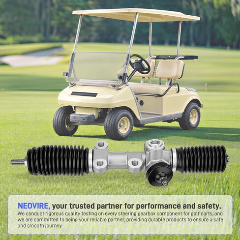 Steering Gear Box Assembly & Steering Rack for Golf Carts Compatible with 1984-Up Club Car DS, Carryall, Turf series Gas & Electric Golf Carts, Replaces #1012425, 101878302, 103601501 in Kuwait