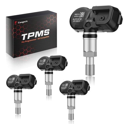 4 قطعة مستشعر TPMS مبرمج مسبقًا مناسب لـ تويوتا ولكزس-تاكوما (2006-2025)، RAV4 (2006-2012)، هايلاندر (2007-2013)، 4 رنر (2003-2025)، كامري (2007-2025)، RX350 (2006-2025)، ES350 (2006-2025) -315 و433 ميجاهرتز in Kuwait