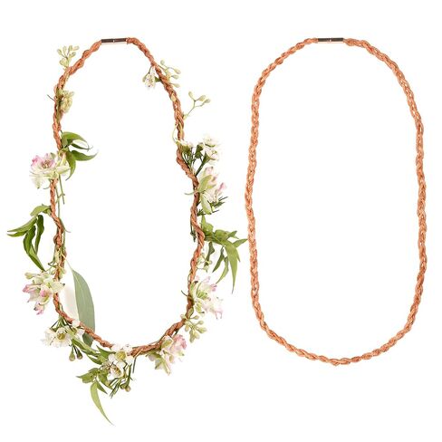 Kikkerland Huckleberry Make Your Own Fresh Flower Necklace, Genuine Leather in Kuwait