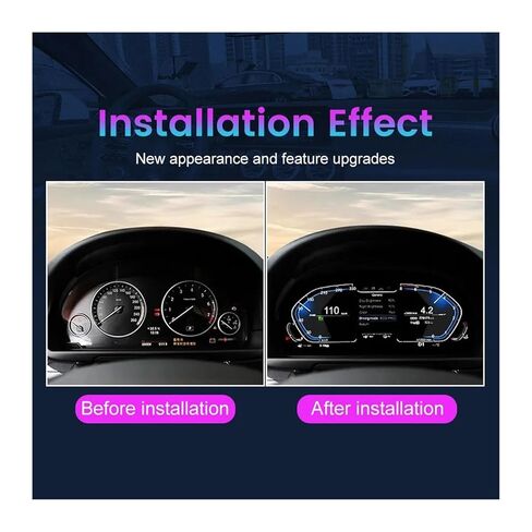 11" Car LCD Digital Dashboard Cluster Compatible for BMW 1 Series 120i E81 E82 E87 E88 2004-11 Instrument Panel Speedometer Virtual Cockpit in Kuwait