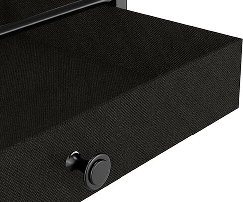 Ribbon Organizer with Fabric Drawer, Adjustable 5-Tier Ribbon Holder, Large Capacity Stable Ribbon Storage Rack for Craft Room, Gift Wrapping & Florist Supplies in Kuwait