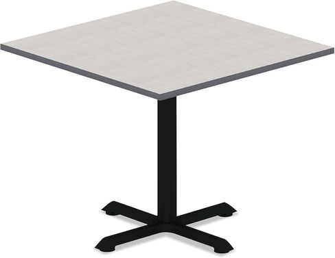 Alera ALETTSQ36WG 35.38 in. W x 35.38 in. D Square Reversible Laminate Table Top - White/Gray in Kuwait