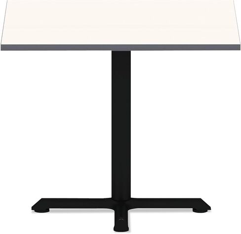 Alera ALETTSQ36WG 35.38 in. W x 35.38 in. D Square Reversible Laminate Table Top - White/Gray in Kuwait