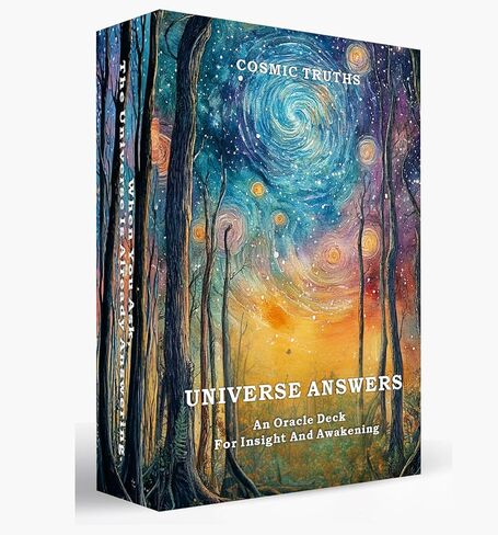 Cosmic Truths Oracle Deck , oracle cards with meanings on them，Fortune Teller Oracle card，Inspirational Affirmation Cards with Celestial Artwork for Mindfulness, Reflection, and Daily Insight in Kuwait
