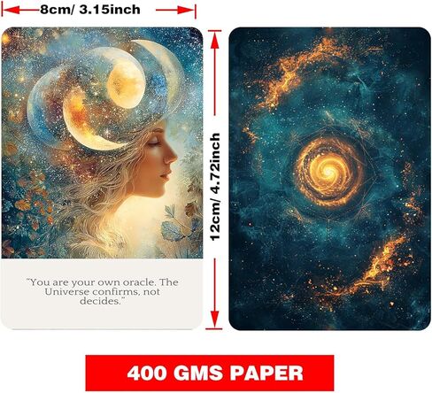 Cosmic Truths Oracle Deck , oracle cards with meanings on them，Fortune Teller Oracle card，Inspirational Affirmation Cards with Celestial Artwork for Mindfulness, Reflection, and Daily Insight in Kuwait