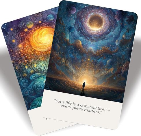 Cosmic Truths Oracle Deck , oracle cards with meanings on them，Fortune Teller Oracle card，Inspirational Affirmation Cards with Celestial Artwork for Mindfulness, Reflection, and Daily Insight in Kuwait