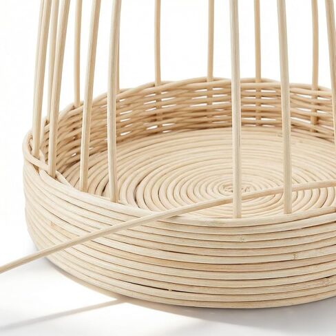 Yarlung 1/5 Inch x 65 Feet Reed Spline, Natural Rattan Cane Webbing Roll for Basket Weaving Supplies, Round Permeable Reed Coil Wicker Chair Repair for DIY Craft, Furniture Making, Winding, Modeling in Kuwait