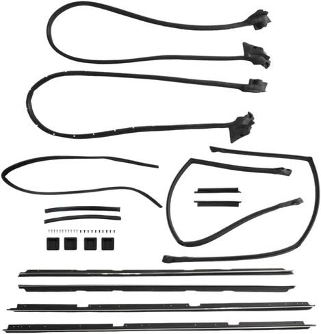 Complete Door Tailgate Weatherstripping Seal Compatible with El Camino 1978 1987 in Kuwait