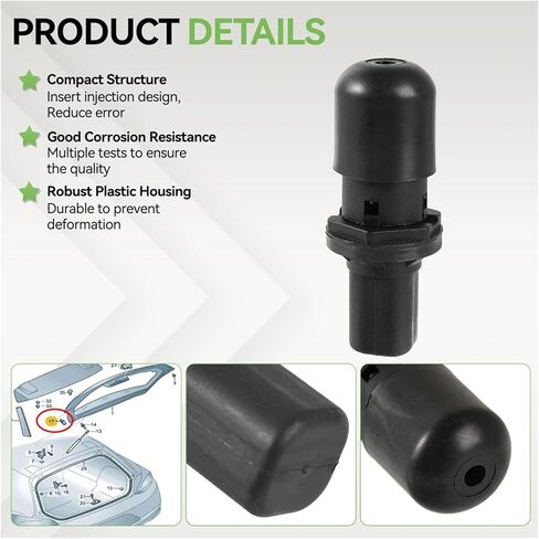 Sealing Plug Kit Cushion Rubber Stop Trunk Lids Adjustable Buffer Block Accessories 1K8827761D Fit for Scirocco Rear Boot Tailgate Cushion Easy Installation in Kuwait