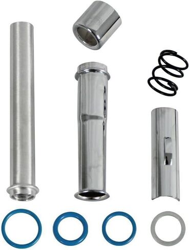 Chrome Quickee Adjustable Pushrods & Push Rod Cover Kit Replacement for 1999-2017 Harley Davidson Twin Cam in Kuwait