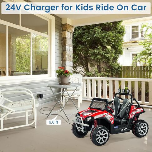 24V Battery Charger for Kids Ride On Car Toys, 24Volt Charging Cable with Indicator Light in Kuwait