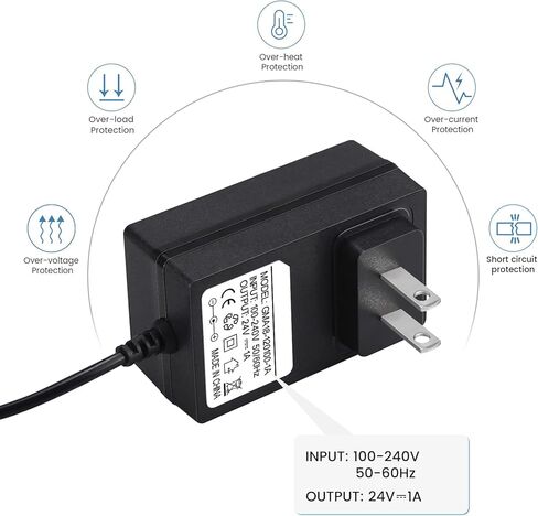 24V Battery Charger for Kids Ride On Car Toys, 24Volt Charging Cable with Indicator Light in Kuwait