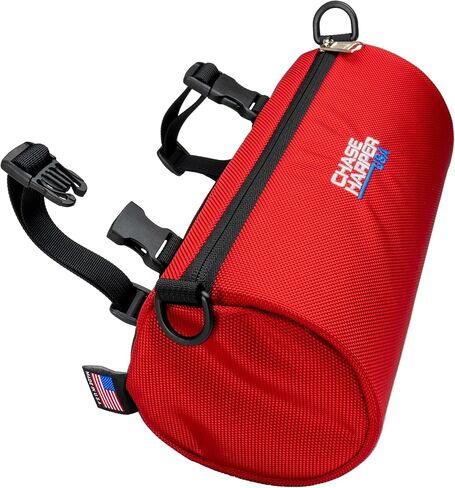 حقيبة Chase Harper USA 10300 Red BC Barrel - 3.5 لتر - مقاومة للماء، مقاومة للتمزق، نايلون باليستي من الدرجة الصناعية - ملاءمة عالمية in Kuwait