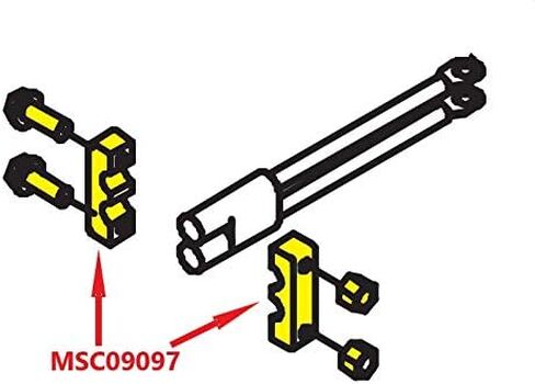 دعامة تثبيت كابل الطاقة/الأرضي الأصلية من OE Boss مع الأجهزة MSC09097 in Kuwait
