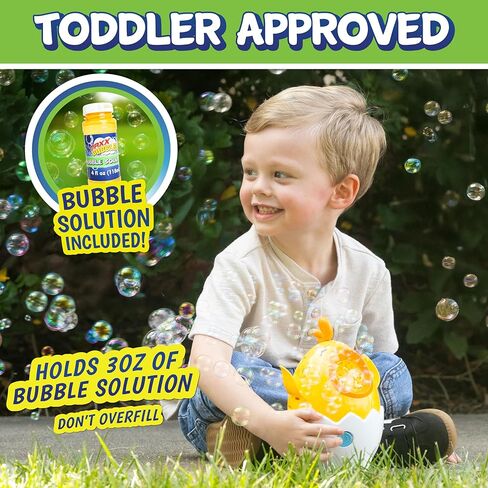 Maxx Bubbles Dancing Chick – Bubble Blower Toy for Kids, Spins & Flaps Wings, Outdoor Fun, Birthday Party Gift, Easter Basket Stuffer, Active Play in Kuwait