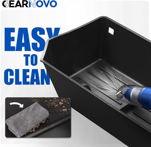 Rear Truck Underseat Storage Box, Fit 2017-2026 Ford F-250 F-350 Super Duty and 2015-2026 Ford F-150 SuperCrew Crew Cab Heavy Duty Rear Under Back Seat Box Organizer, Anti Slip in Kuwait