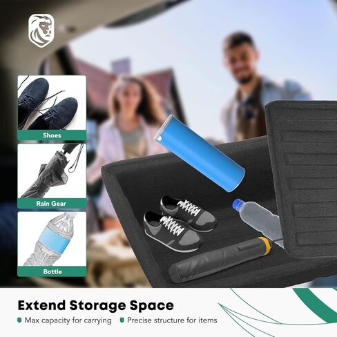 YHTAUTO Under Seat Storage Box with Lid Fit for Tesla Model Y 2020-2024, Underseat Hidden Tray Organizer Tray 5 Seater Model Y Organizer Accessories in Kuwait