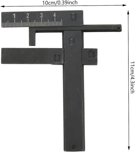 Carburetor Carb Float Level Gauge, 0‑40mm Adjustable Steel Metric Display Carb Height Gauge Motorcycle Tool Replacement for Most Motorbikes in Kuwait