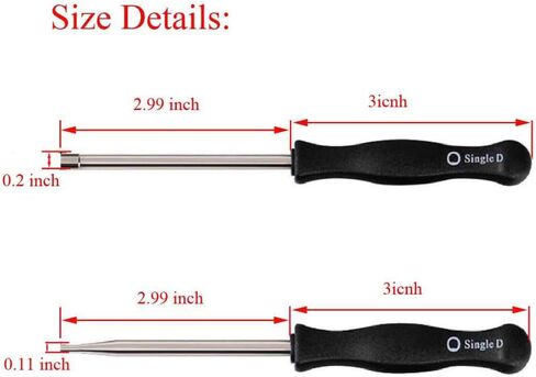 Pack of 10 Carburetor Adjustment Tool Kit for Common 2 Cycle Engine - Includes Cleaning Brush and Black Toolkit in Kuwait