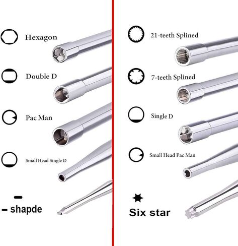 Pack of 10 Carburetor Adjustment Tool Kit for Common 2 Cycle Engine - Includes Cleaning Brush and Black Toolkit in Kuwait
