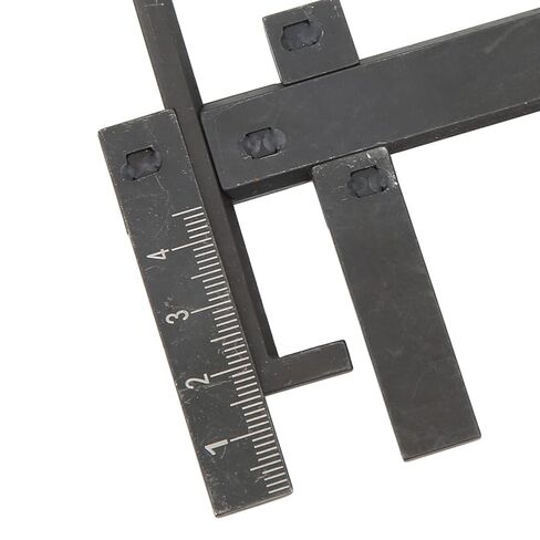 MAVIS LAVEN Carburetor Float Level Gauge, Steel Adjustable Metric Tool for Motorcycle Carb Height Setting with Locking Slider 0-40mm for Classic Motorcycles in Kuwait