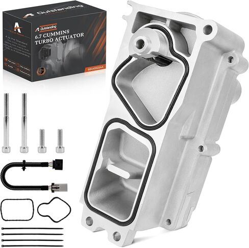 5494878RX Turbo Actuator Fits Cummins 6.7L Turbo（Automatic Calibration) Compatible With Dodge Ram 2500 3500 4500 5500 2013-2018, VGT Turbo HE351VE HE300VG, Replace# 5494878RX 68445522AA in Kuwait
