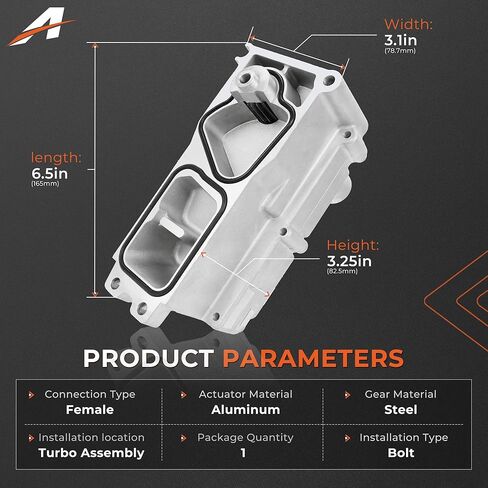5494878RX Turbo Actuator Fits Cummins 6.7L Turbo（Automatic Calibration) Compatible With Dodge Ram 2500 3500 4500 5500 2013-2018, VGT Turbo HE351VE HE300VG, Replace# 5494878RX 68445522AA in Kuwait