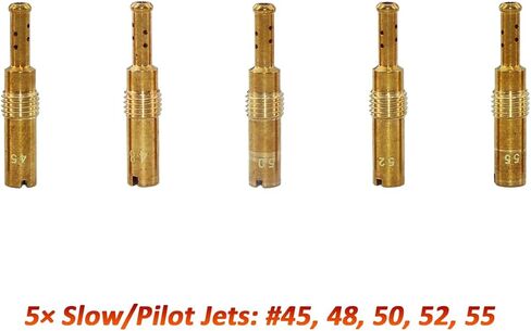 Carburetor Main Pilot Jets Kit for Yamaha YZ400F YZ426F YZ450F YFZ450 WR400F WR450F, for Suzuki DRZ400 RMZ450 (with Needle) in Kuwait