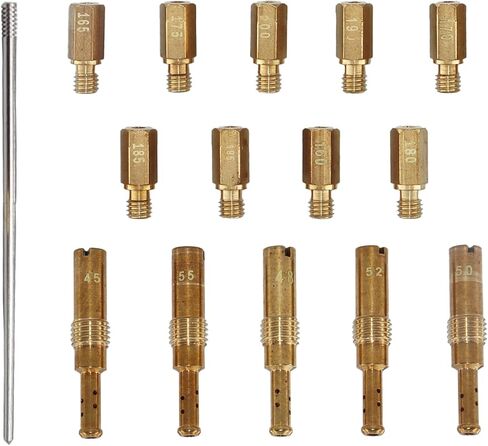 Carburetor Main Pilot Jets Kit for Yamaha YZ400F YZ426F YZ450F YFZ450 WR400F WR450F, for Suzuki DRZ400 RMZ450 (with Needle) in Kuwait
