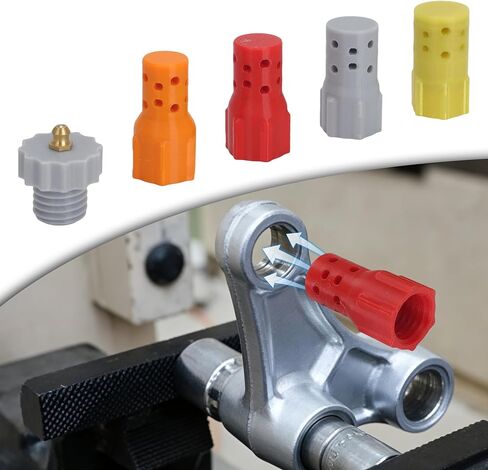 MOTOQUEEN for Dirt Bike Swingarm & Linkage Bearing Grease Tool Kit – 18mm 20mm 22mm Adapters – Professional Bearing Maintenance Tool in Kuwait