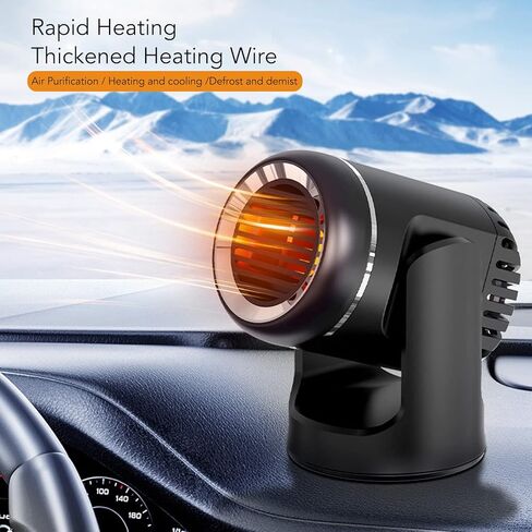 12V Car Air Heater 120W Fast Heating Windshield Defroster Defogger for Auto Truck in Kuwait