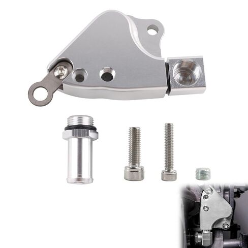 Intake Manifold Coolant Adapter Plate Aluminum Coolant Temp Sensor Adapter Compatible with Honda Acura K K20 K24 Engine Swap in Kuwait
