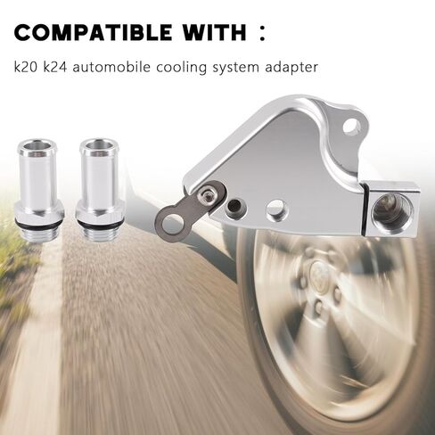 Intake Manifold Coolant Adapter Plate Aluminum Coolant Temp Sensor Adapter Compatible with Honda Acura K K20 K24 Engine Swap in Kuwait