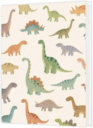 Kids Photo Album Holds 36 4x6 Photos, Dinosaur Lover Gifts, Boho Colorful Dinosaur Toddler Small Photo Album Memory Keepsake Gift for Baby Shower Newborns Family in Kuwait