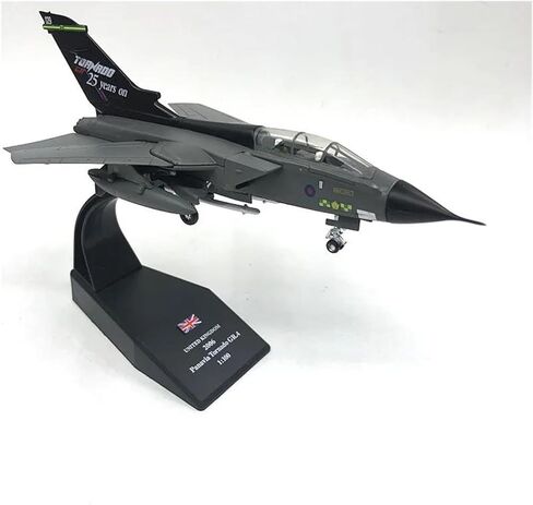 Miniature Scale 1 100 Tornado Fighter Metal Simulation Alloy Aircraft Model Boy Adult Collection's Toy Flying Toy Game Kits in Kuwait