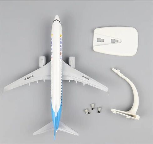 Miniature Scale Metal Aircraft Model 20 Cm 1 400 Happy Air B737 Toys Collectibles Birthday Gifts Flying Toy Game Kits in Kuwait