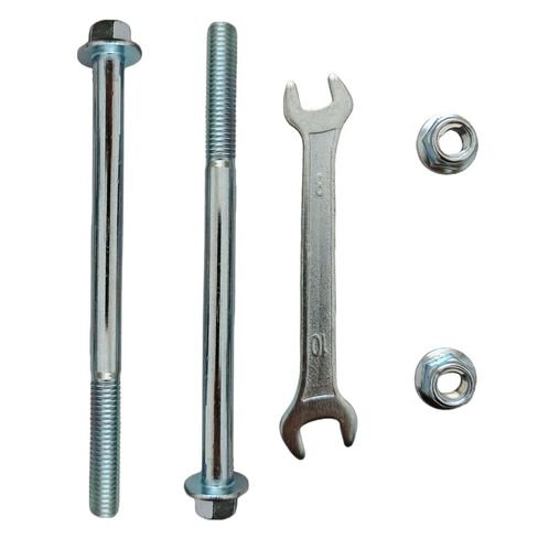 2 قطعة M8 محرك جبل بولت مجموعة M8 x 115 مللي متر لمحرك الدراجة الترابية 50cc 70cc 90cc 110cc 125cc 140cc ATV الترابية دراجة رباعية حفرة الدراجة العلوي والسفلي جبل البراغي in Kuwait