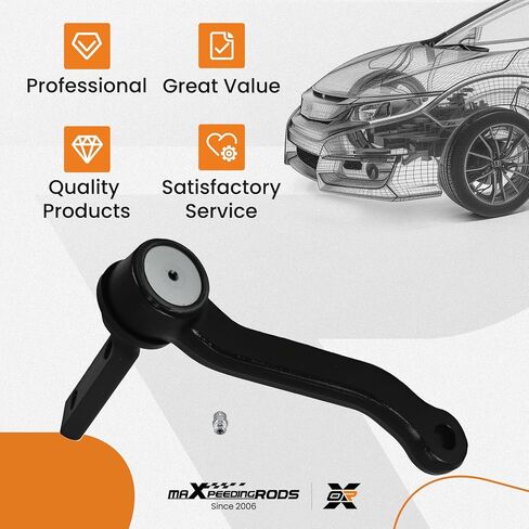 ذراع التوجيه الأمامي العلوي من maxpeedingrods لسيارة Chevy Malibu Impala S10 Monte Carlo GMC S15 Sonoma Jimmy Isuzu Hombre Buick Century Regal Oldsmobile Cutlass Pontiac Grand Prix 1978-1996 in Kuwait