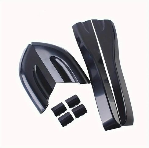 Compatible For Hyundai Tucson 2004-2008 Car Roof Rails Rack Leg Cover End Cap Protector Cover Glossy Black Exterior 8PCS in Kuwait