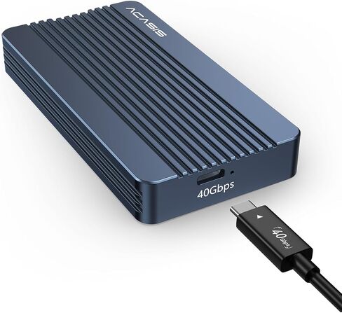 ACASIS 40Gbps M.2 NVMe SSD Enclosure, Cooling Fan, Compatible with 40Gbps / USB 4.0, Tool-Free, Aluminum Dock Dual Monitor, Support Software RAID, 2 USBC 40Gbps for M1/M2/Windows in Saudi Arabia