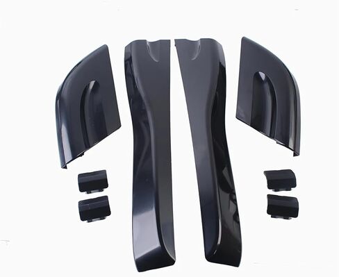 Car Roof Luggage Rack Cover Compatible For Hyundai Tucson 2004-2008 Black Roof Rack Rail End Cover Replace Shells 8pcs in Kuwait