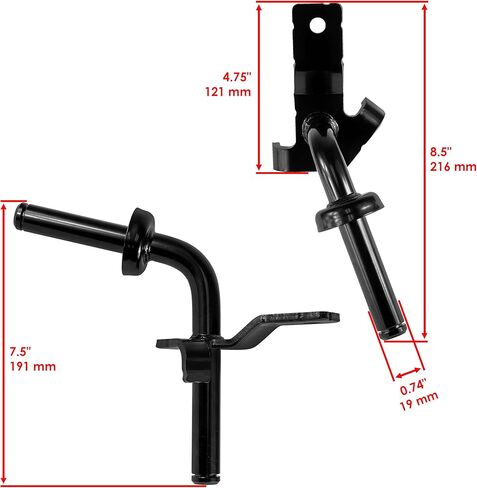 Caltric Steering Spindle Kit Compatible with John Deere LA125 LA130 LA135 LA140 LA150 Right and Left in Kuwait